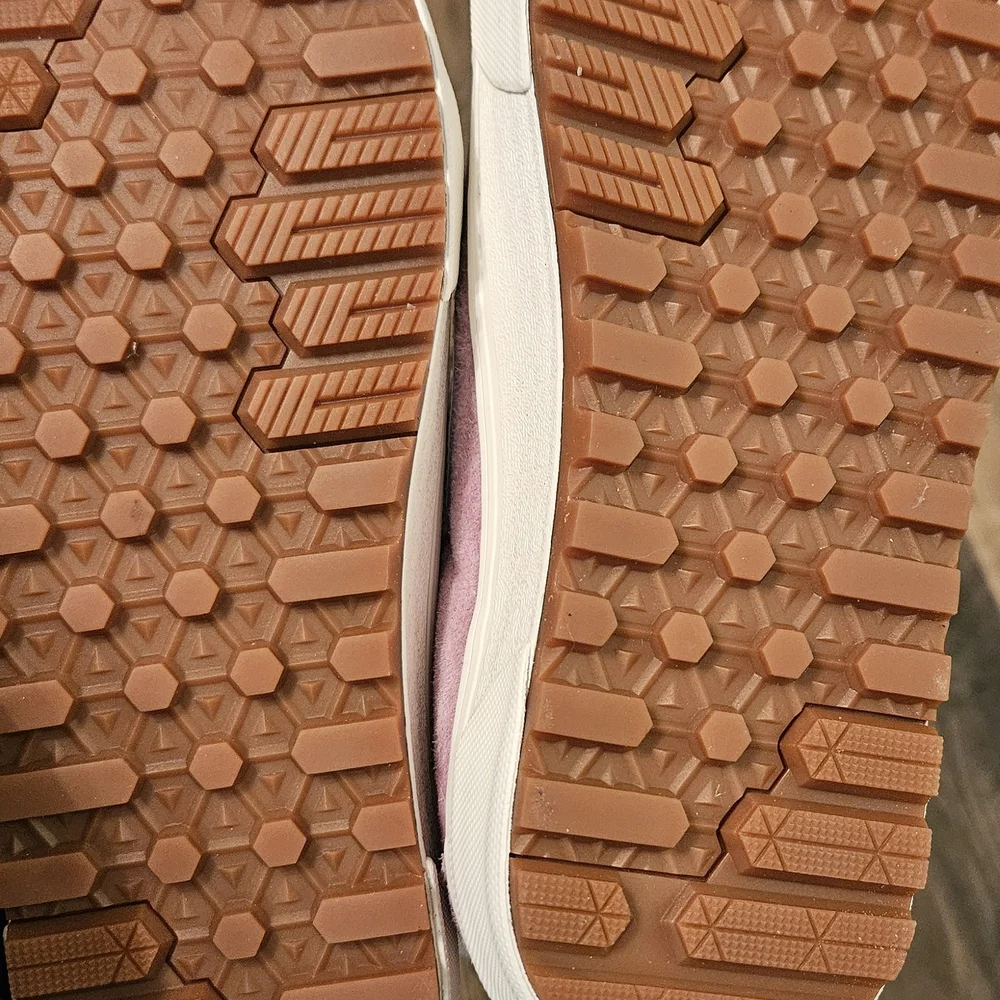 Vans Women's Suede Pink High-Top Sneakers - Picture 2 of 5